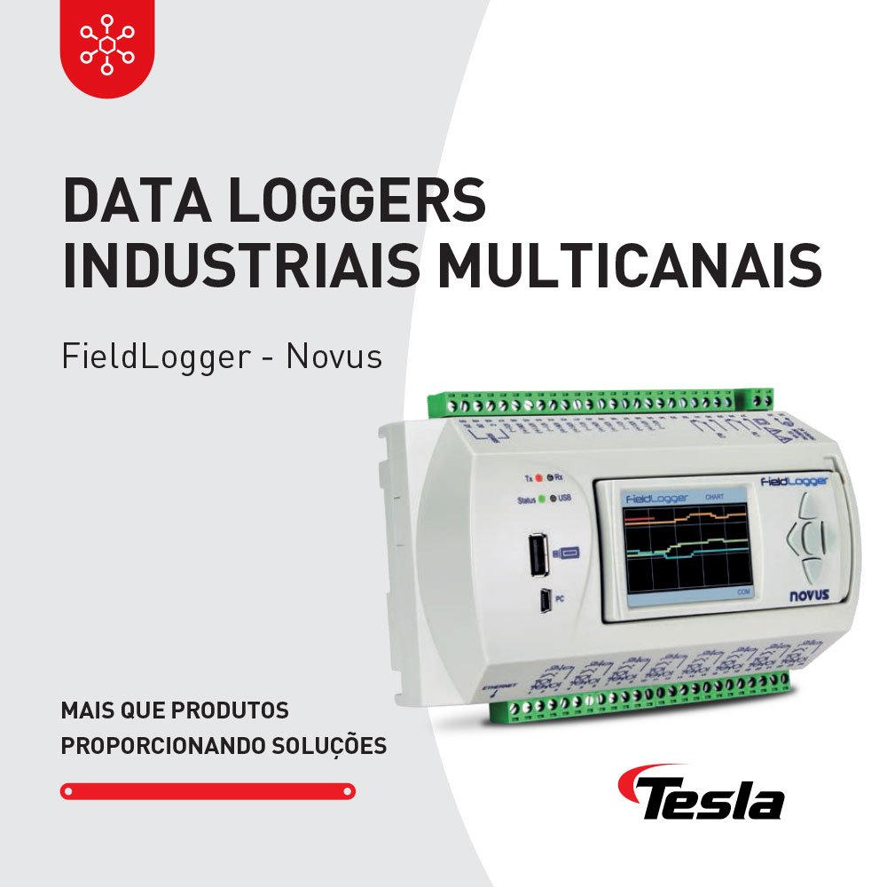 DATA LOGGERS  INDUSTRIAIS MULTICANAIS – FieldLogger – Novus
